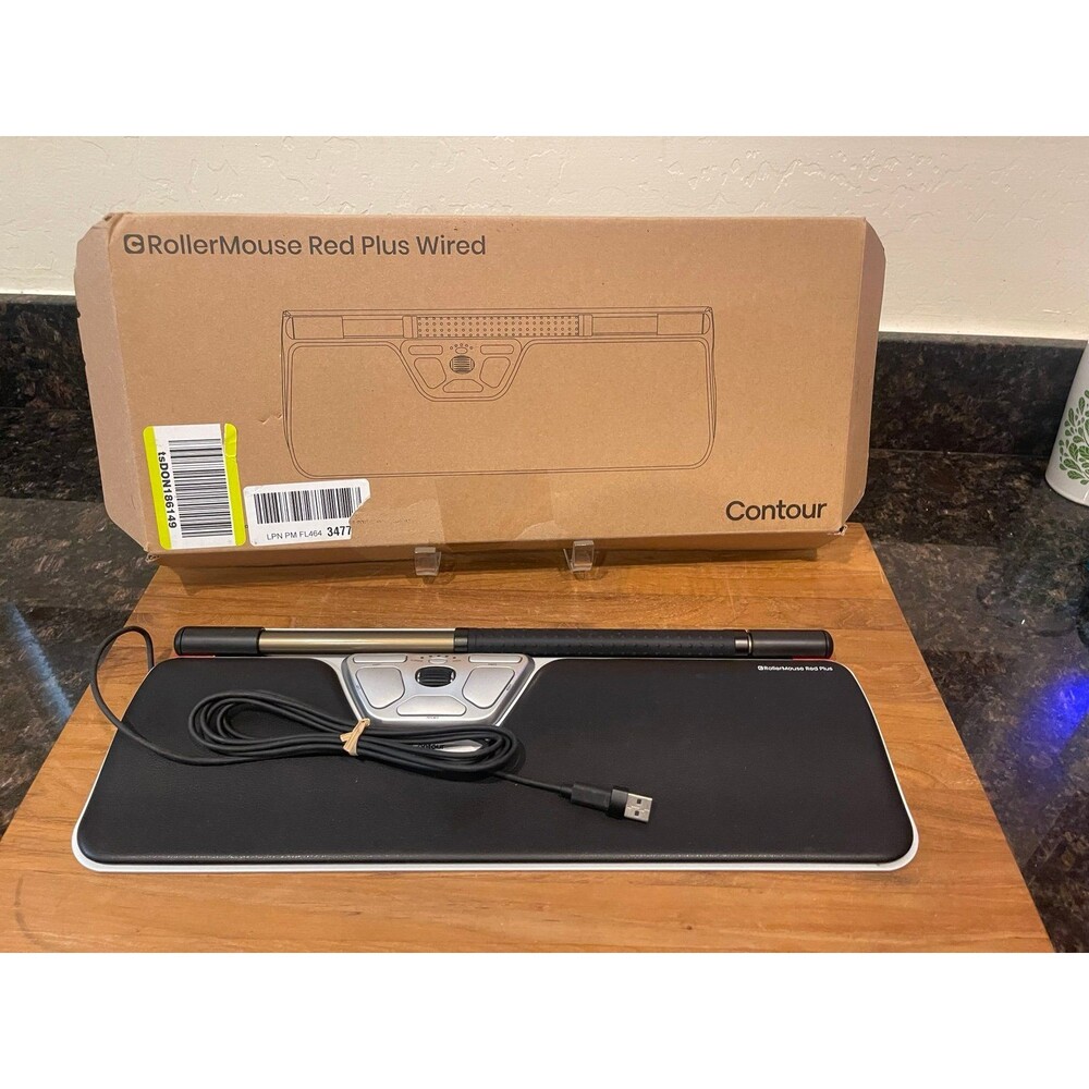 Contour RollerMouse Red Plus - Wired - open box